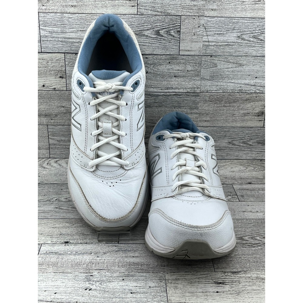 New Balance WW928WB3 Walking Shoes Women's White Leather Comfort Size 9 D